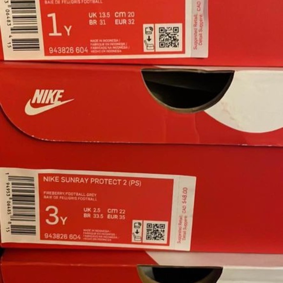 BRAND NEW youth girl Nike nike sunray protect closed toe velcro sandals 2Y 3Y - Picture 7 of 7